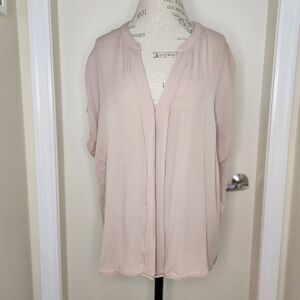 Vince Blush Pink Button-Down Blouse